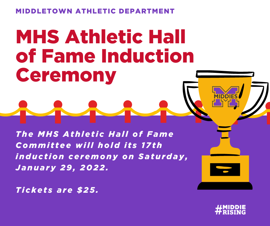 MHS Athletic Hall Of Fame Induction Ceremony poster